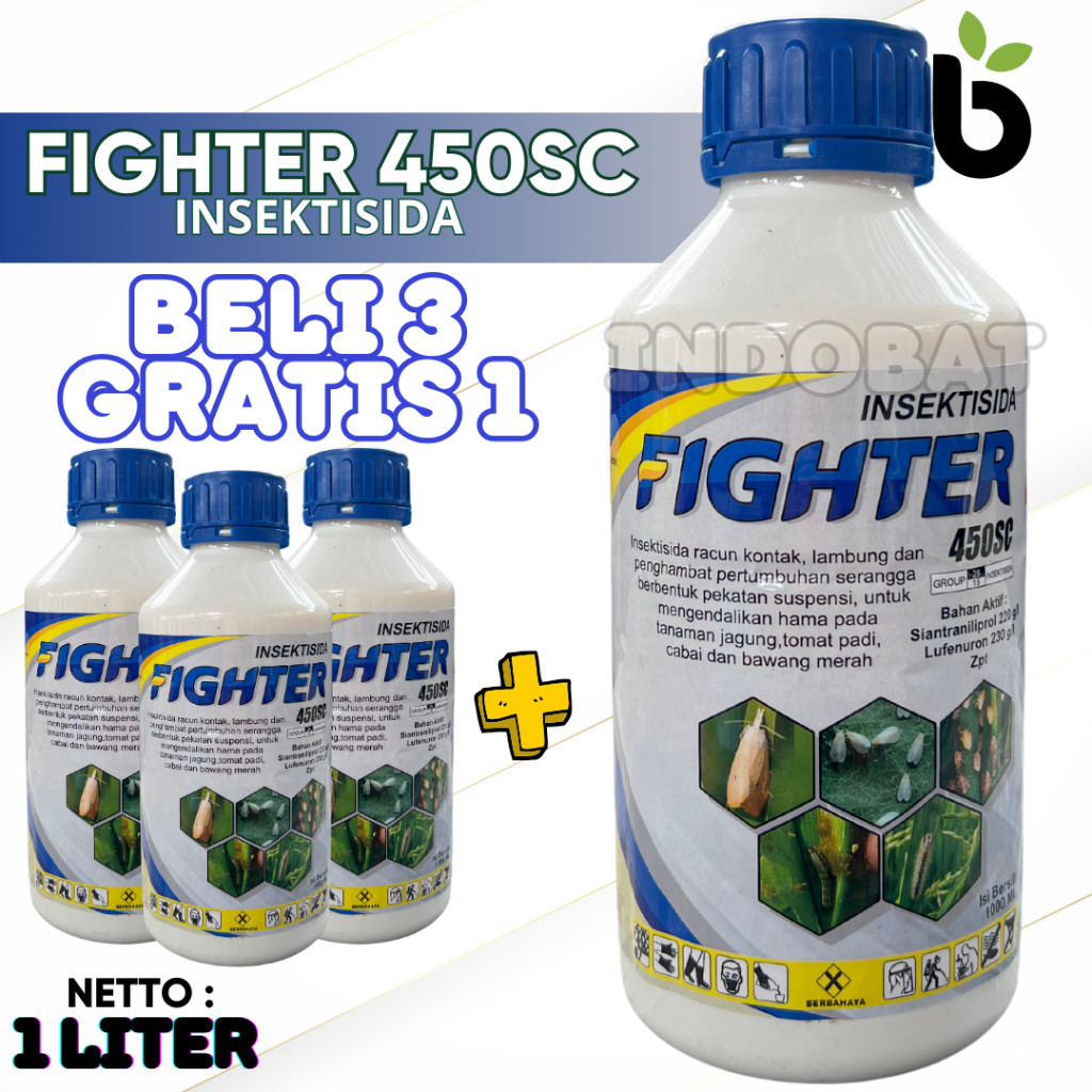 FIGHTER 450SC PUPUK INSEKTISIDA PEMBASMI HAMA DAN LENGKAP DENGAN ZPT