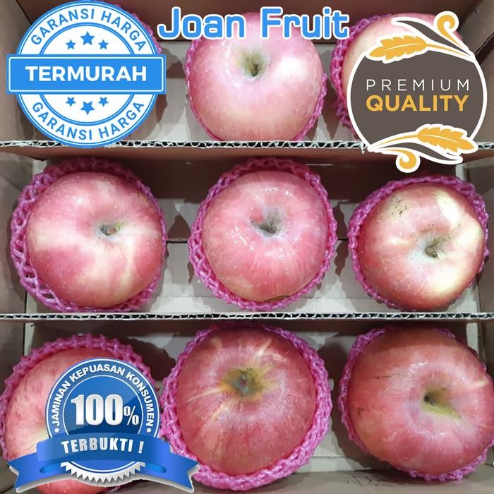 BisaInstan- MURAH Buah Apel Fuji Rosy Blush 1kg Jumbo Premium import HARGA GROSIR