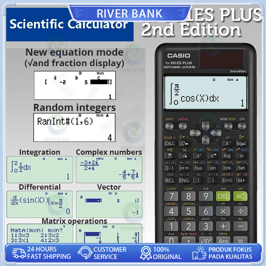 

Kalkulator Scientific FX-991EX Classwiz dan Bergaransi Kalkulator Scientific ilmiah