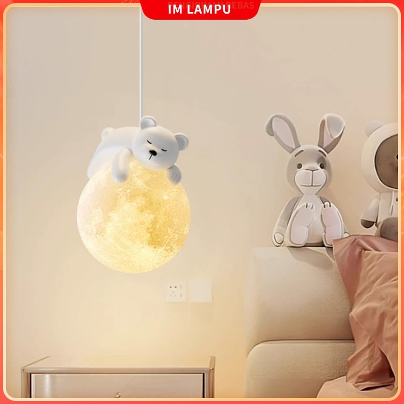 Lampu tempat tidur dinding kamar tidur anak-anak/perempuan Lampu gantung dinding ruang tamu LED
