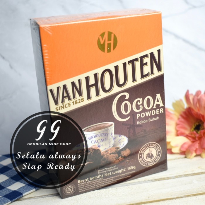 

BisaInstan- Van Houten COCOA POWDER 165 Gram Bubuk Cokelat Coklat Serbuk Cacao
