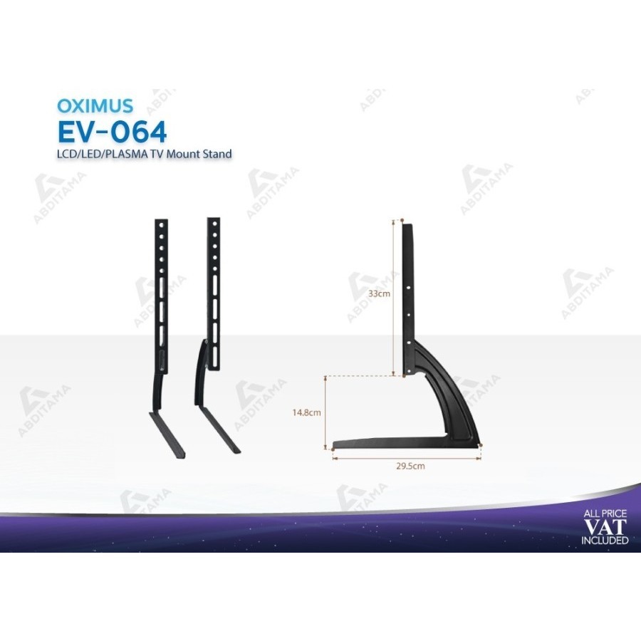 IK STAND KAKI TV UNIVERSAL 26 - 43 INCH - KAKI TV UNIVERSAL 26 - 43 INCH