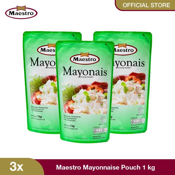 

BisaInstan- Maestro Mayonnaise Pouch 1 kg - isi 3