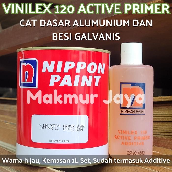 Nippon Vinilex 120 Active Primer Etching Cat Dasar Alumunium Galvanis