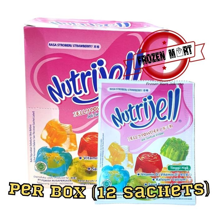 

BisaInstan- NUTRIJELL Stroberi / Agar Agar Instant / Konnyaku Jelly Powder 15 Gr