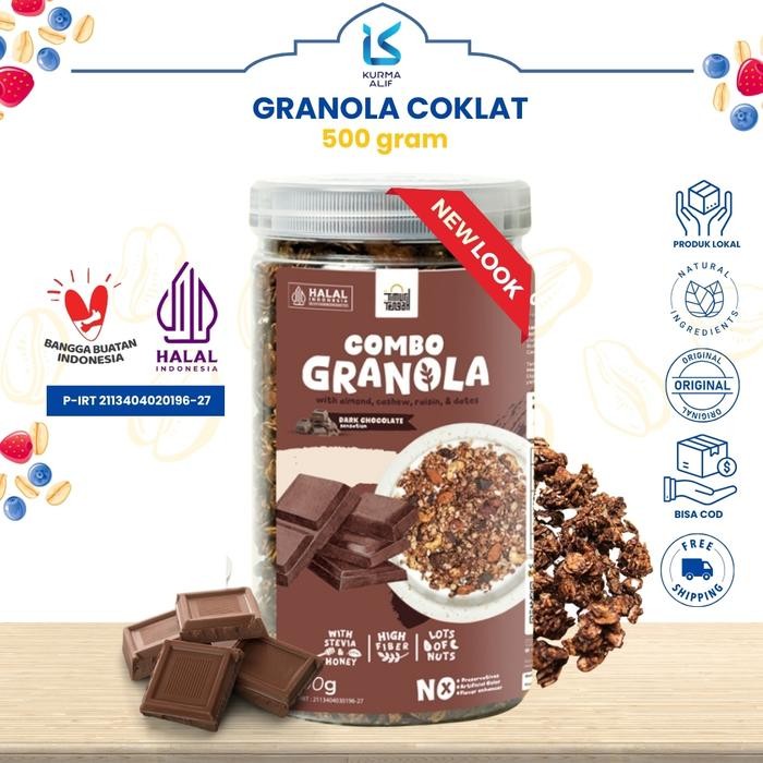 

GRANOLA KEMASAN TOPLES 500 GR - GRANOLA SEREAL DIET LOW CALORI FOOD