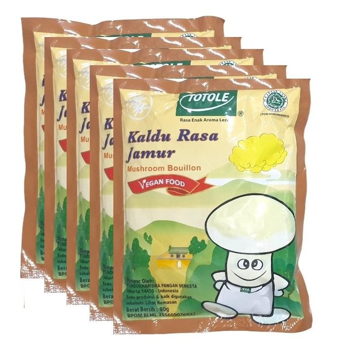 

BisaInstan- Kaldu Penyedap penambah rasa Jamur Mushroom Bouillons Powder Totole (Bundle 5 x 80 Gram)