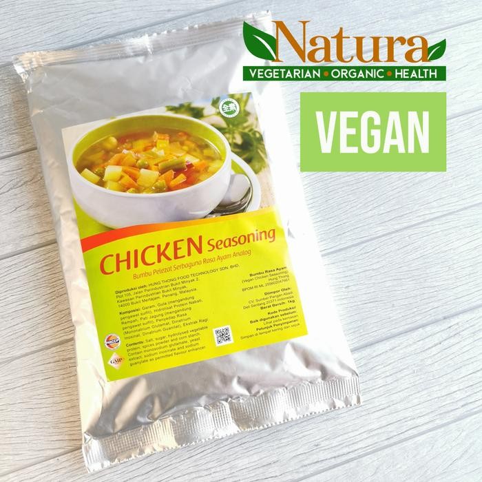 

Kirim,HariYgSama- Vegan Chicken Seasoning Powder 1Kg Kaldu Perasa Ayam Vegetarian