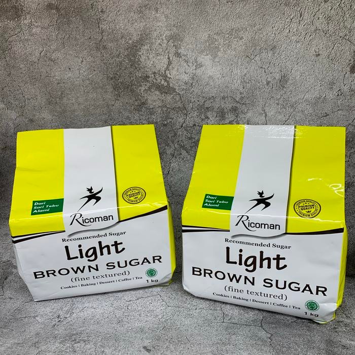 

Kirim,HariYgSama- Light Brown Sugar Ricoman 1 Kg Murah