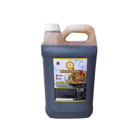 

BisaInstan- Kikkoman Soba Shoyu ( Saus Mie Jepang) HALAL Jerigen 5L