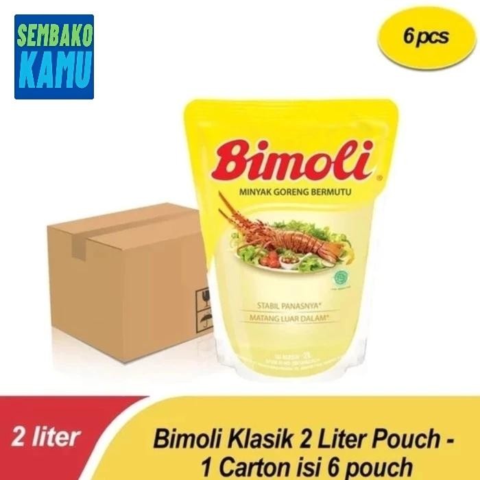

BisaInstan- Minyak Goreng Bimoli 2 ltr - 1 Dus isi 6
