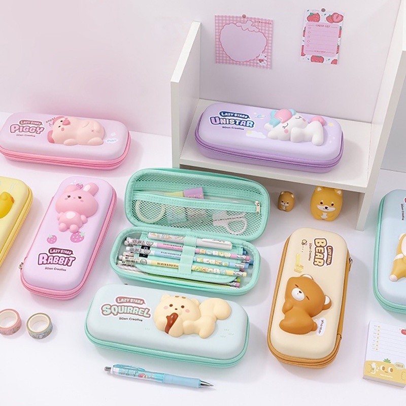 

Tempat Pensil 3D Squishy Cute Wateroof K Pensil Animal Squishy