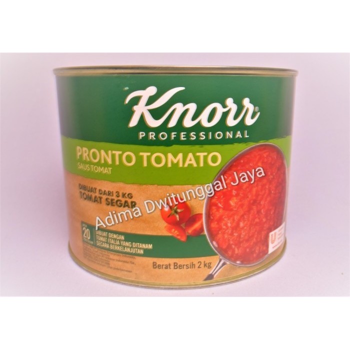 

BisaInstan- Tomato Pronto Sauce Knorr 2 kg / Saus Tomat Itali