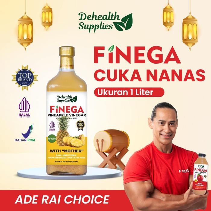 

Kirim,HariYgSama- FINEGA CUKA NANAS 1000ml Kemasan Kaca
