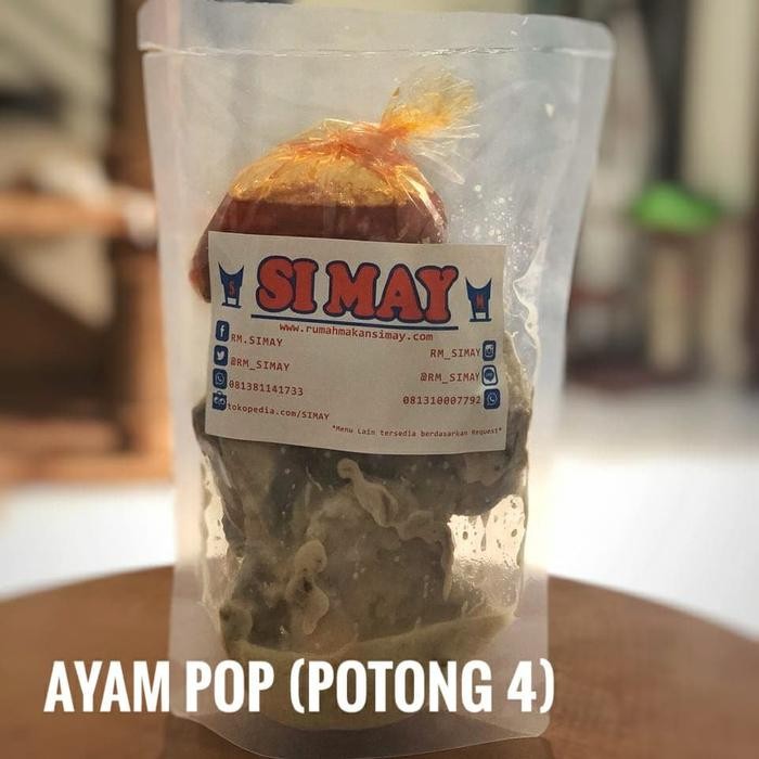 

Kirim,HariYgSama- Ayam Pop (Potong 4) Grab/Gojek only