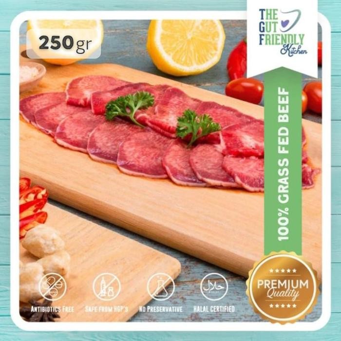 

Kirim,HariYgSama- 100% GRASSFED PREMIUM Sliced Beef Tongue
