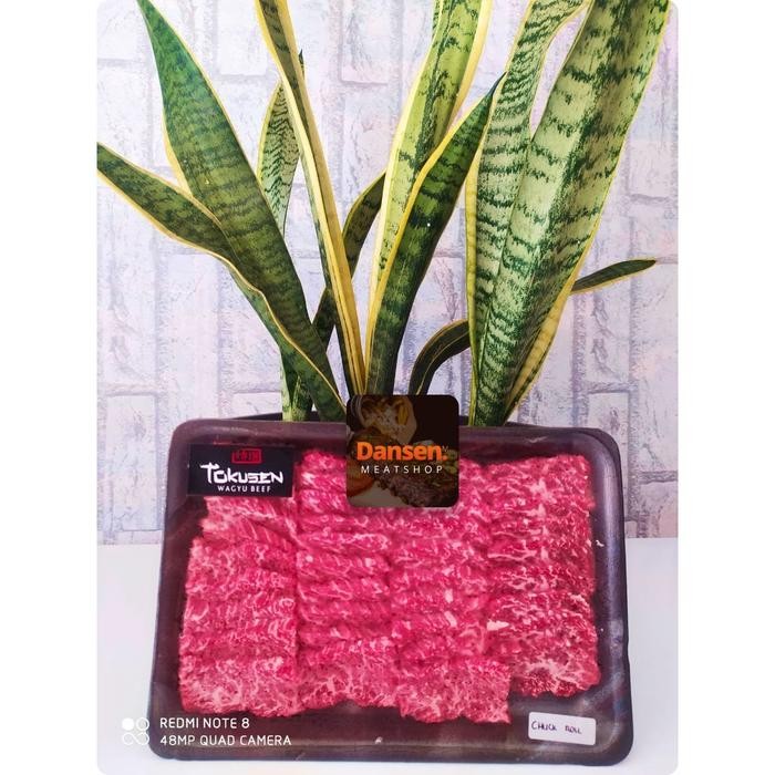 

Kirim,HariYgSama- CHUCKROLL - TOKUSEN WAGYU YAKINIKU PREMIUM - 250gr