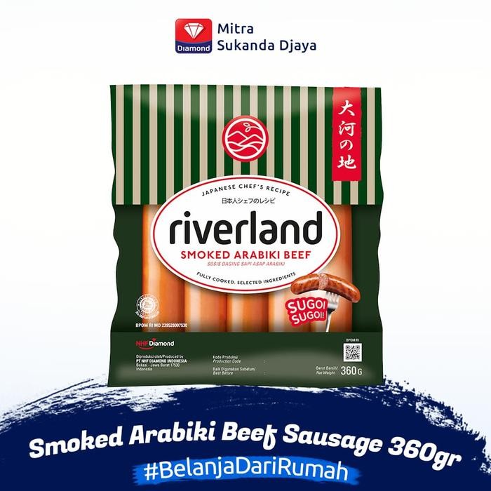 

Kirim,HariYgSama- RIVERLAND Smoked Arabiki Beef Sausage / Sosis asap ala Jepang 360 gr