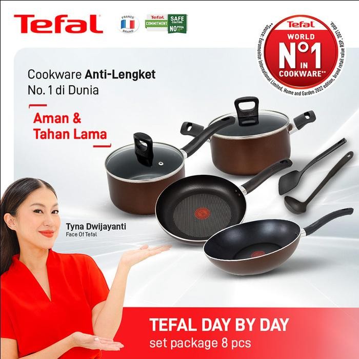 

Kirim,HariYgSama- Tefal Day by day set package 8 pcs - Wajan Panci Hampers parsel gift