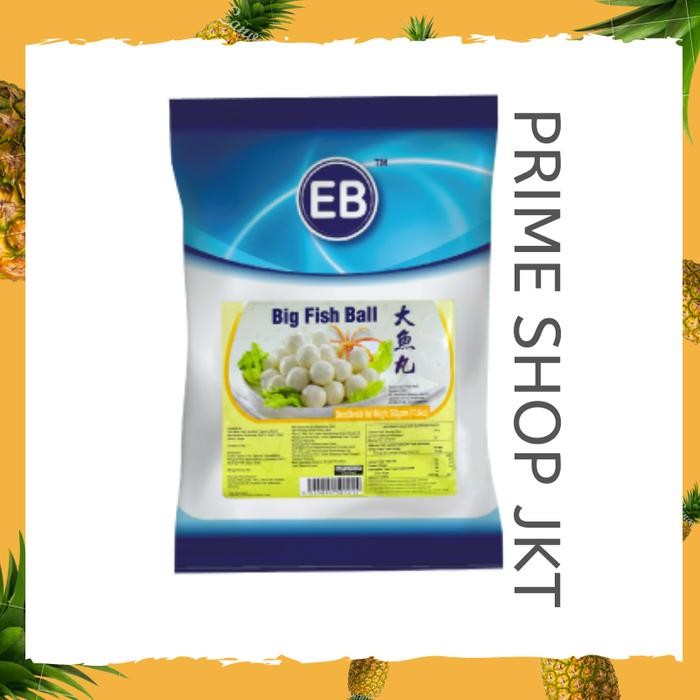 

Kirim,HariYgSama- EB Big Fish Ball 1 kg Halal Bakso Ikan Besar Import Suki Steamboat