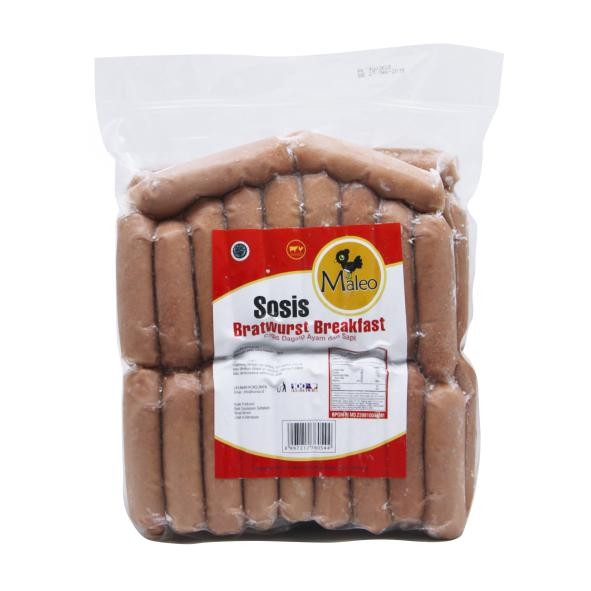 

Kirim,HariYgSama- Sosis MALEO - Bratwurst Breakfast 21/25 (1kg) - isi 40