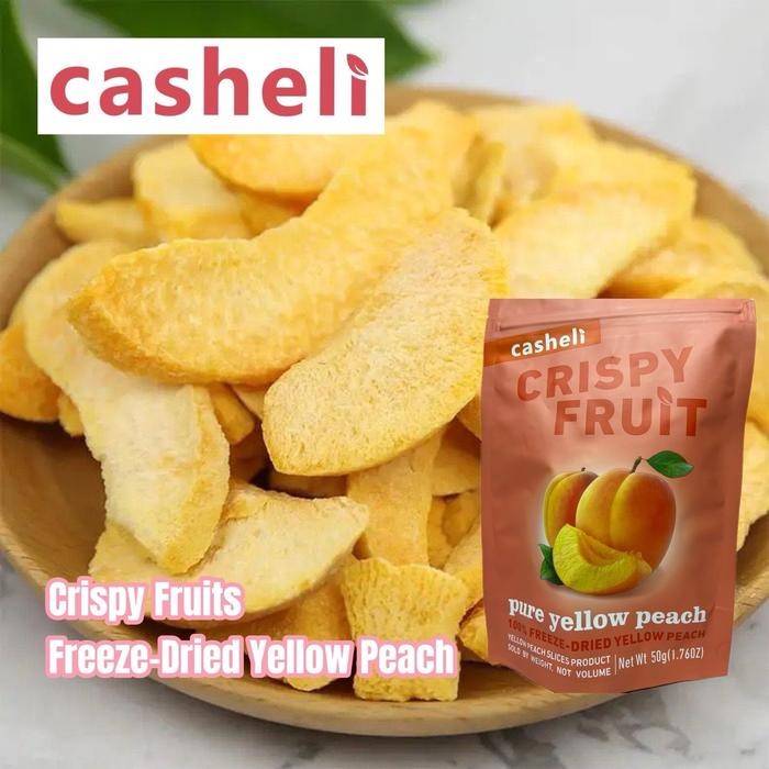 

Terlaris- Casheli 100G Bundle Of 2 Crispy Freeze-Dried Strawberry 50G + Freeze-Dried Yellow Peach