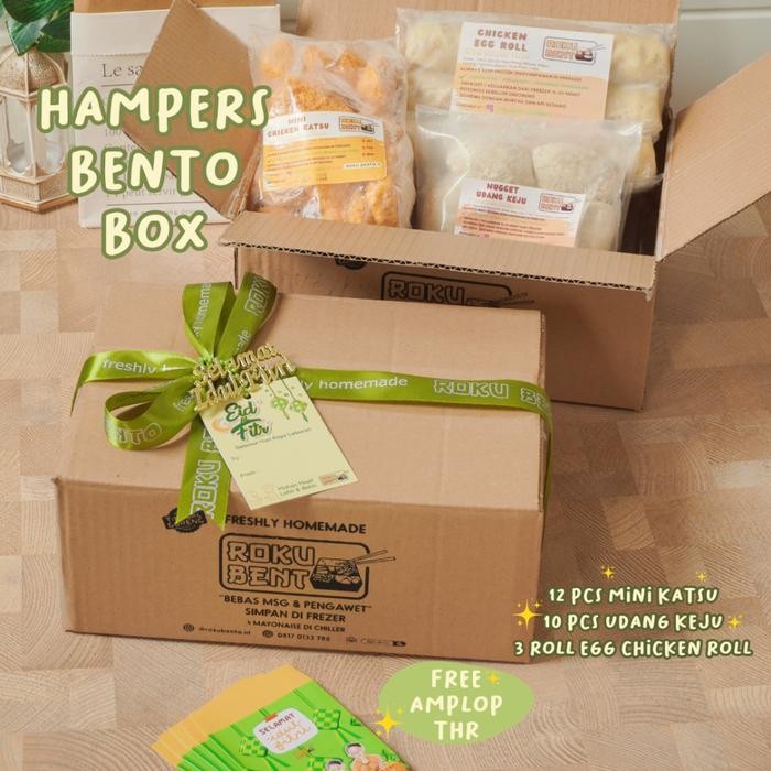 

Kirim,HariYgSama- Hampers Ramadhan in BOX - Parcel Lebaran Idul Fitri Roku Bento BSD