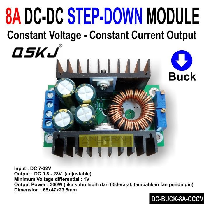 DC-DC STEP DOWN BUCK MODULE 8A STEPDOWN CONSTANT CURRENT & VOLTAGE