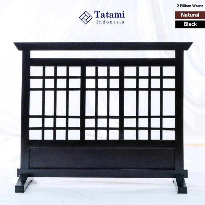 (TOP) TSUITATE 100 SHOJI PARTISI MINIMALIS FURNITURE JAPANESE PEMBATAS KAYU SEKAT SKETSEL JEPANG