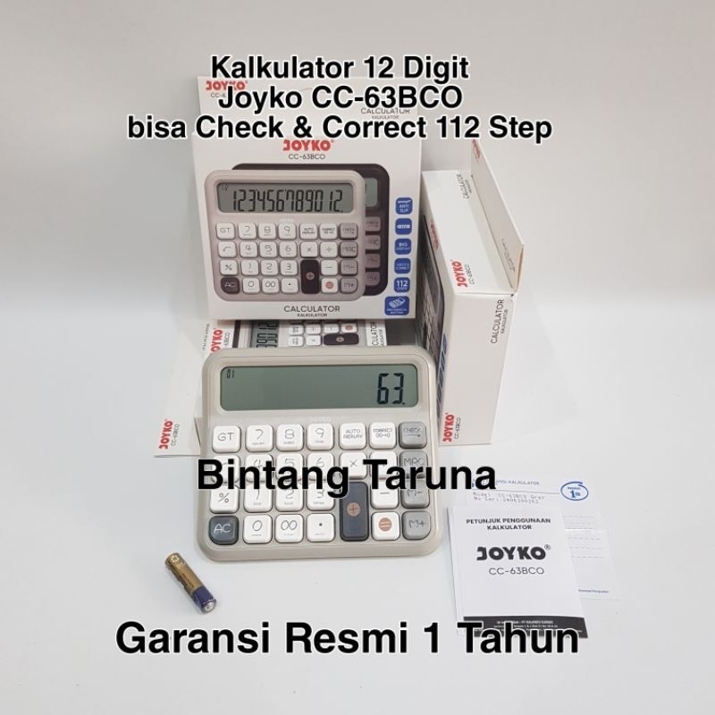 

Kalkulator CC63BCO Calculator CC-63BCO Kalkulator 12 dit cc63bco Kalkulator Check & Correct 12 Dit