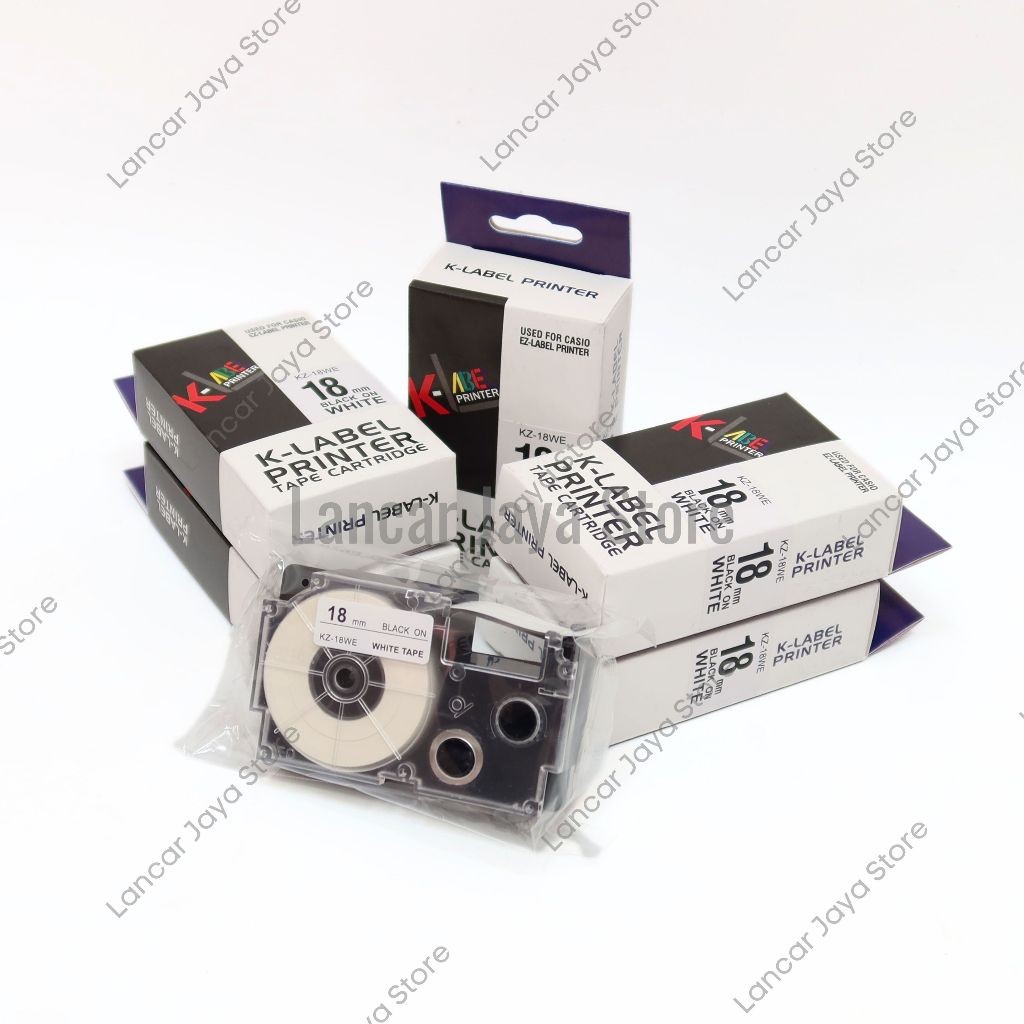 

Printer Label 18WE K-Label 18mm Printer B Ink White -18WE