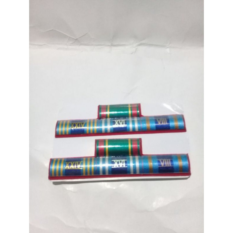 

Pita Jasa 8 16 24 NALARIA Angkatan Darat Satya lencana 8 16 24 nalaria cembung datar