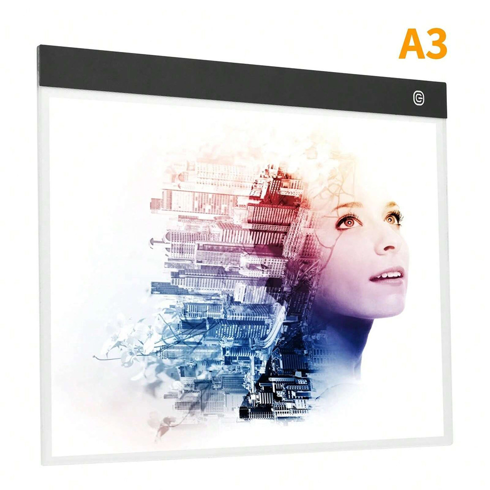 

A3 Led Copying Table Children Drawing Board Transparent Copying Table Adjustable Brightness Night