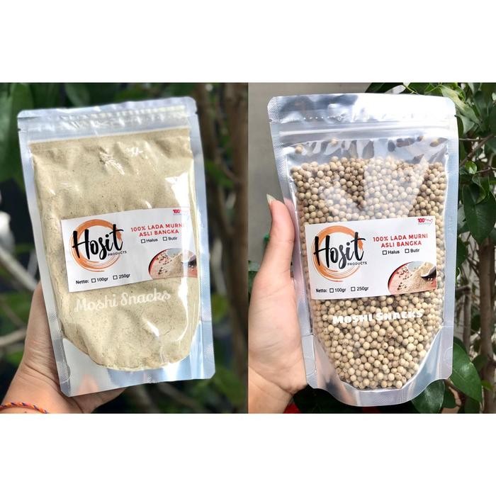 

Lada Putih Bangka HOSIT Asli 250gr / Merica Putih / Lada Bubuk Butir