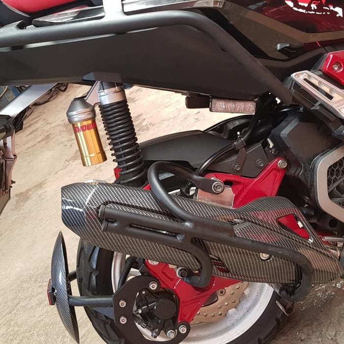 CRASHBAR PELINDUNG KNALPOT HONDA ADV 150 KUALITAS TERBAIK
