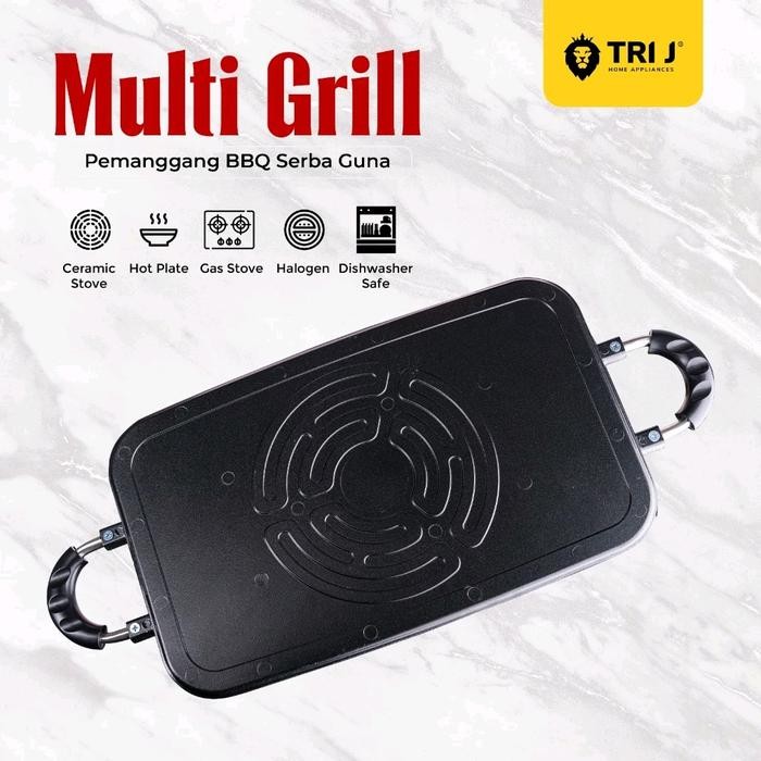 ready stok multi grill / bbq grill pan panggangan set original