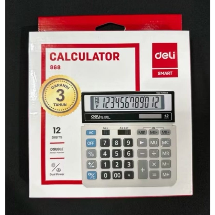

KALKULATOR DELI 12 DIT DL-868 TERMURAH