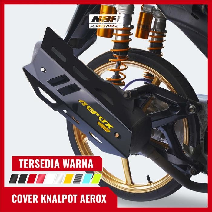 Nsa Cover Knalpot Aerox Old Dan New Tutup Knalpot Aerox 155 Tameng Knalpot Aerox 155 Old Cover