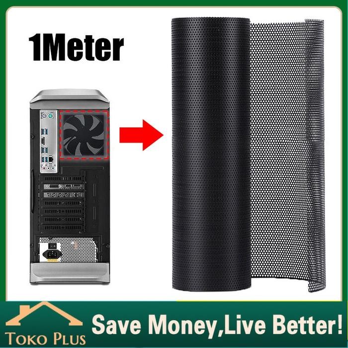 Dust Filter PC Magnetic PVC30x100cmFilter Dust Mesh PVC - PC Fan Filter Mesh Kipas Komputer Filter