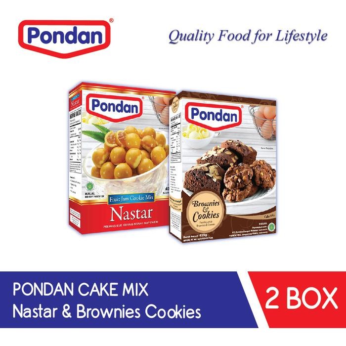 

NewZbgt- Pondan Nastar 400g dan Brownies & Cookies 435g