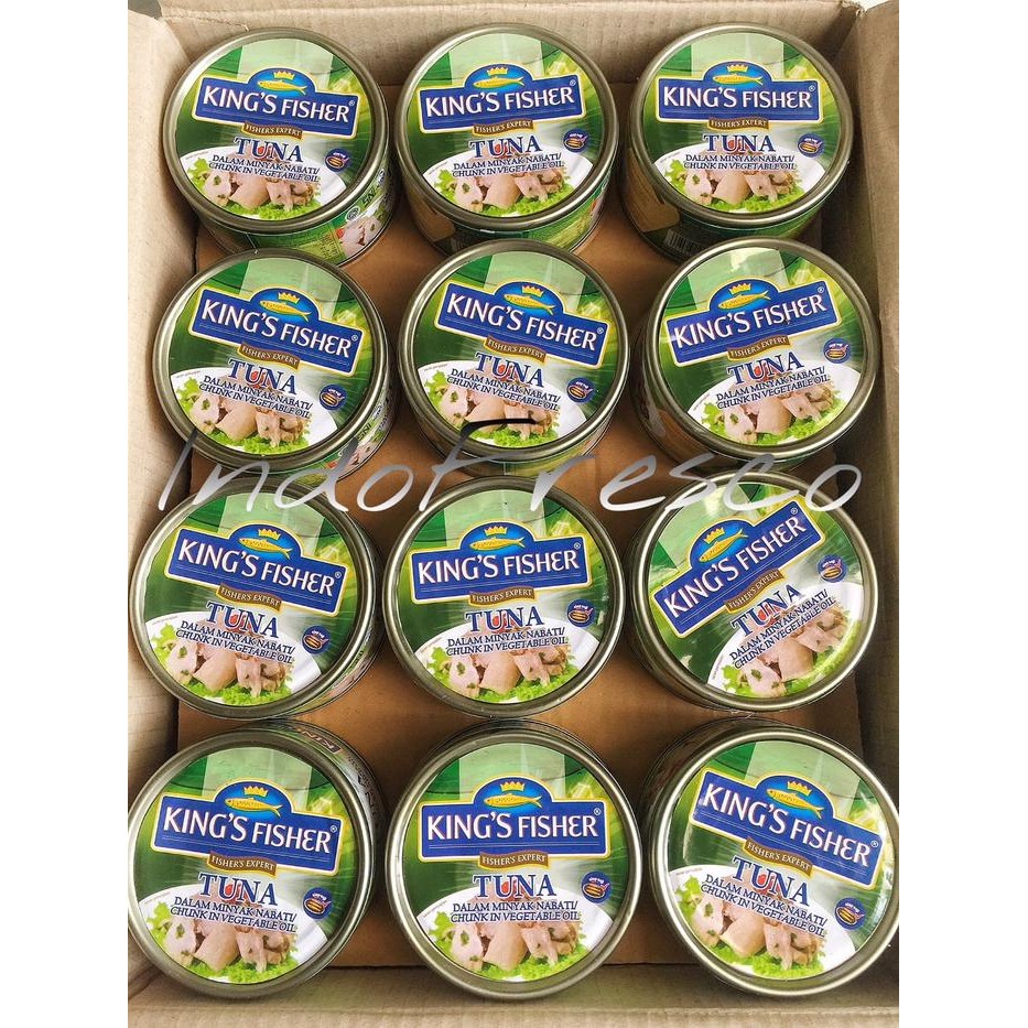 

NewZbgt- King's Fisher Tuna in Oil- Tuna Kaleng 170g- 1Dus KHUSUS GOSEND