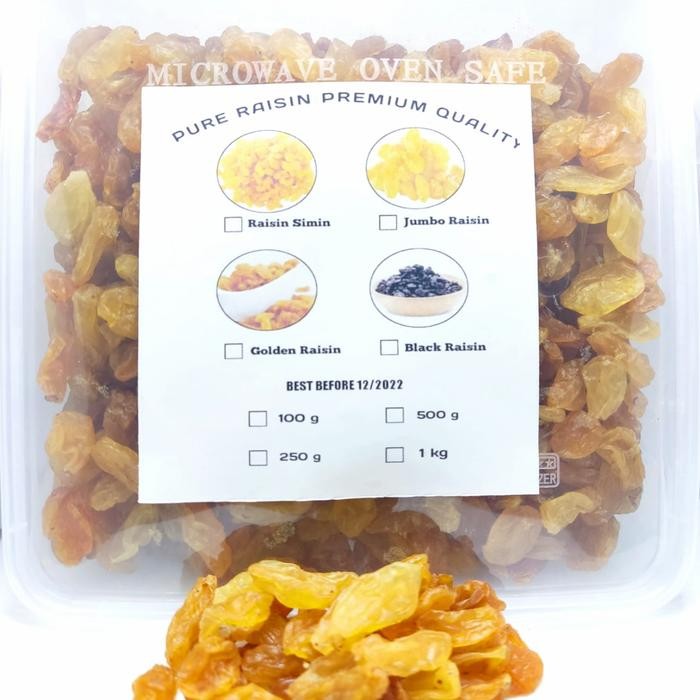 

NewZbgt- Kismis Raisin Semi Jumbo Asam-Manis Premium 1kg