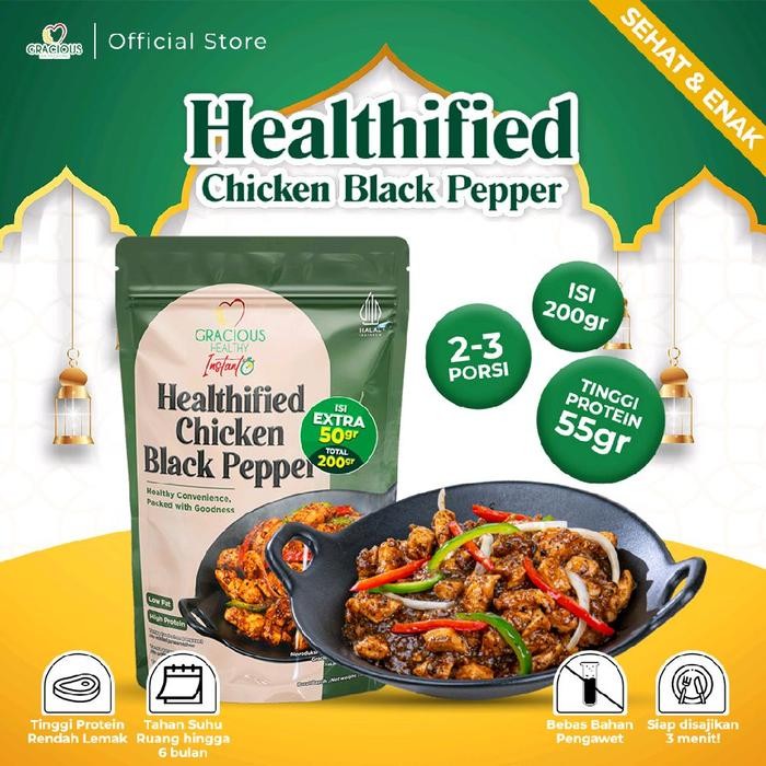 

NewZbgt- Healthified Chicken Blackpepper / Makanan Siap Saji / Makanan Instant