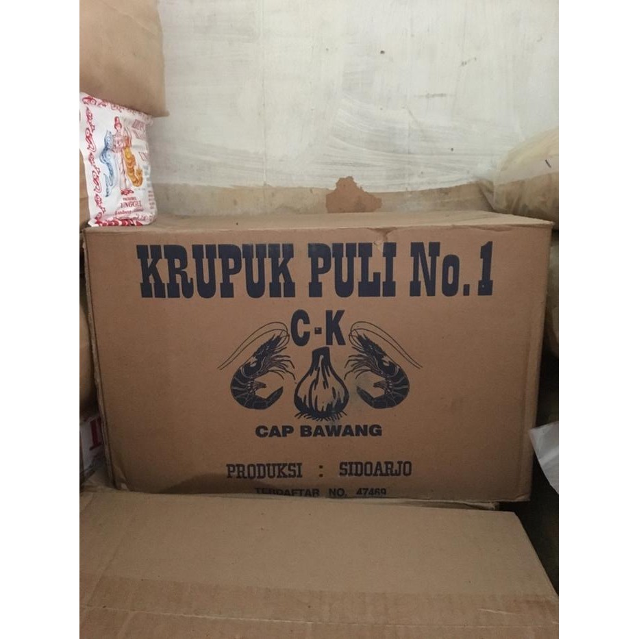 

NewZbgt- Kerupuk Puli Cap Bawang 5kg / Kerupuk Gendar 5 kg / Krupuk Puli Dus