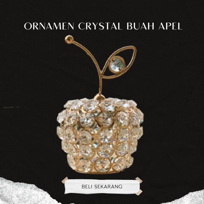 

NewZbgt- [COD] 603Store Ornamen Kristal Buah Apel