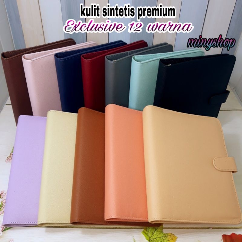 

Binder Polos Exclusive A5 20 Ring Ada 12 Warna Pilihan Agenda Kuliah Kulit