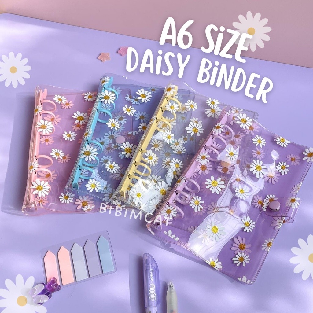 

(A6 Size) Binder Keuangan Daisy PVC Jelly / Binder Organizer