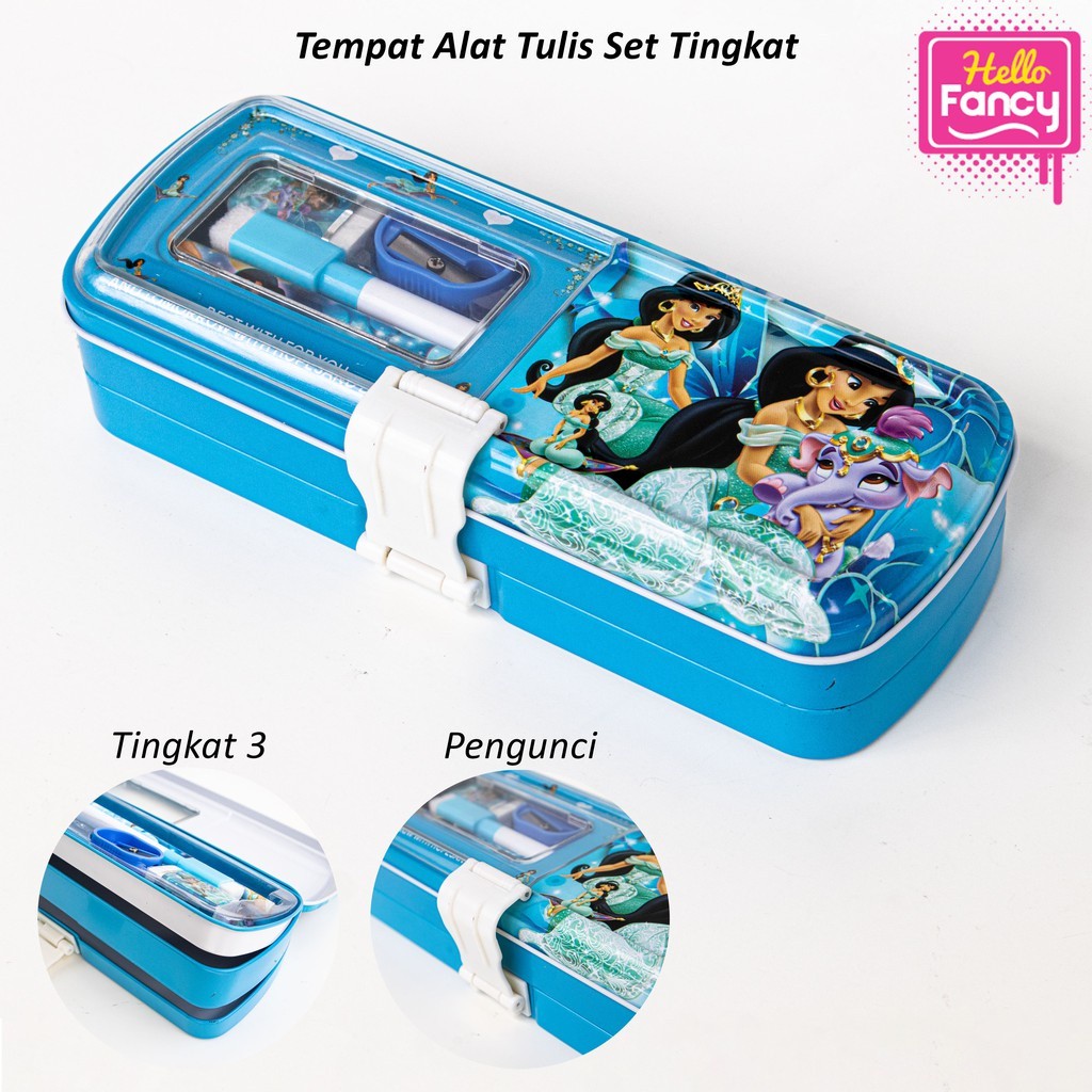 

Pencil Case Hello Fancy Study Set + Whiteboard + Spidol CC-29
