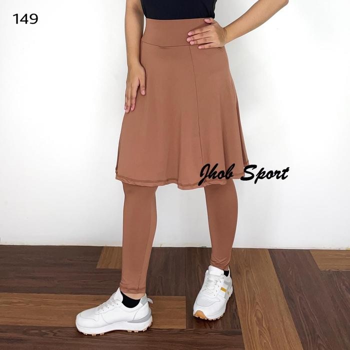 Busanae- LEGGING rok panjang muslimah wanita/legging rok olahraga muslimah/bawahan olahraga