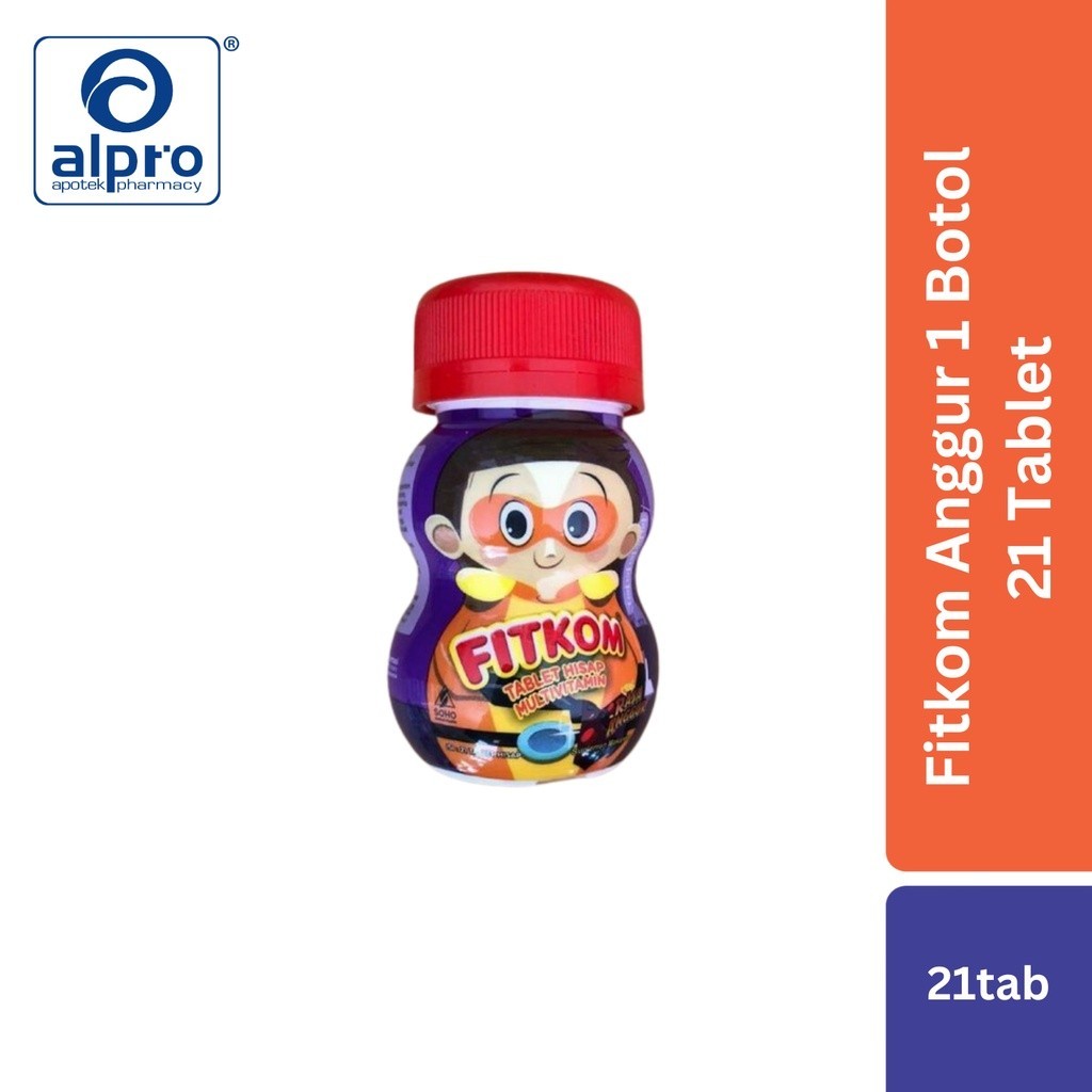 

Fitkom Anggur 1 Botol 21 Tablet